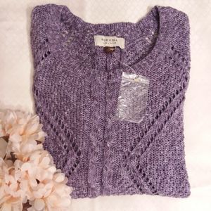 Sonoma Purple Knitted Sweater